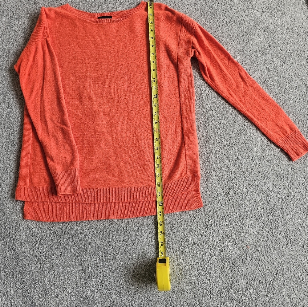 J.Crew Italian Cashmere Orange Sweater